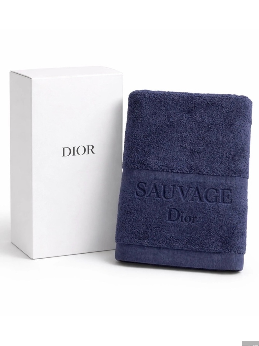 Dior Sauvage Navy Blue Towel